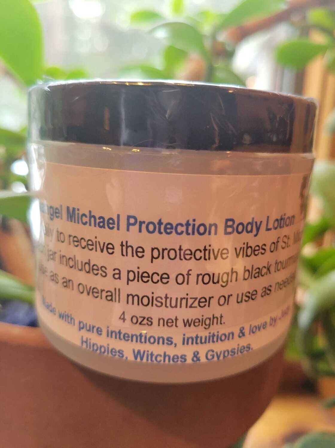 High Vibe Archangel Michael Protection Body Lotion (4ozs)