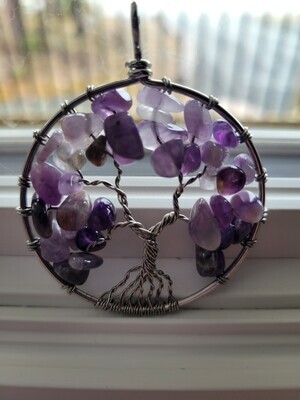 Pendant Amethyst Tree- Created by Janelle