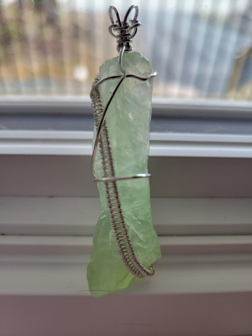 Pendant Green Calcite- Created by Janelle