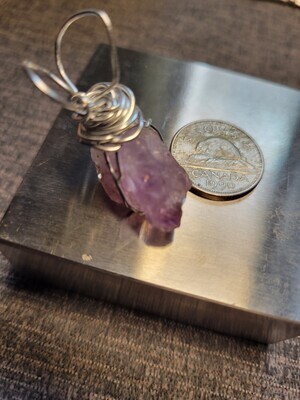 Pendant Amethyst Small #2 - Created by Judy