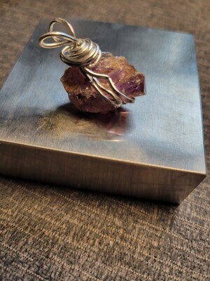 Pendant Amethyst Small #1 - Created by Judy