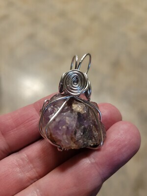 Pendant Amethyst Cluster #2- Created by Judy