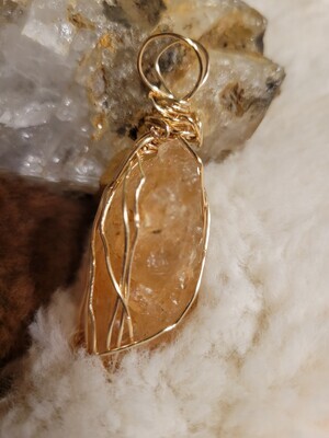 Pendant Rough Topaz - Created by Judy WAS$100
