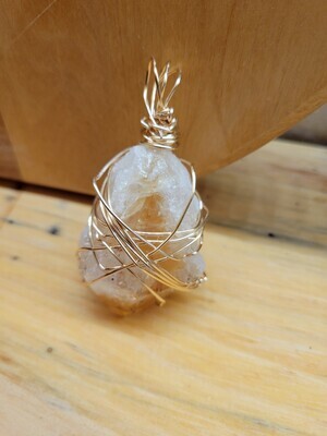 Pendant Large Citrine (Gold)  - Created by Judy WAS 120!