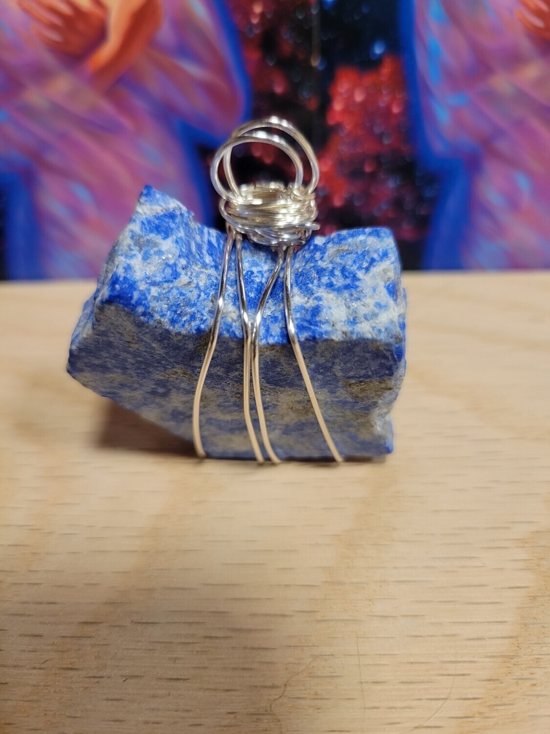 Pendant Lapis Lazuli Rough(SPEAK YOUR TRUTH) - Created by Judy