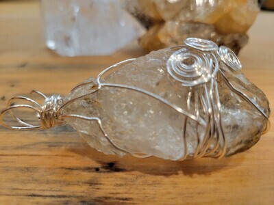 Pendant Elestial Quartz Spiral Goddess  - Created by Judy WAS$135!)