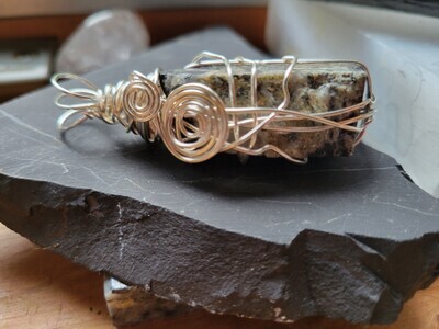 Pendant Rough Covellite - Created by JudyWAS$65