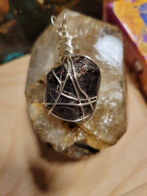 Pendant Garnet (India) - Created by JudyWAS$75