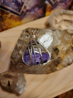 Pendant Charoite - Created by Judy
