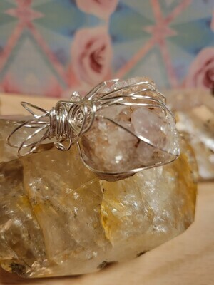 Pendant Rose Amethyst Cluster - Created by JudyWAS$95
