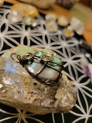 Pendant Hematite-(Square) Created by Judy