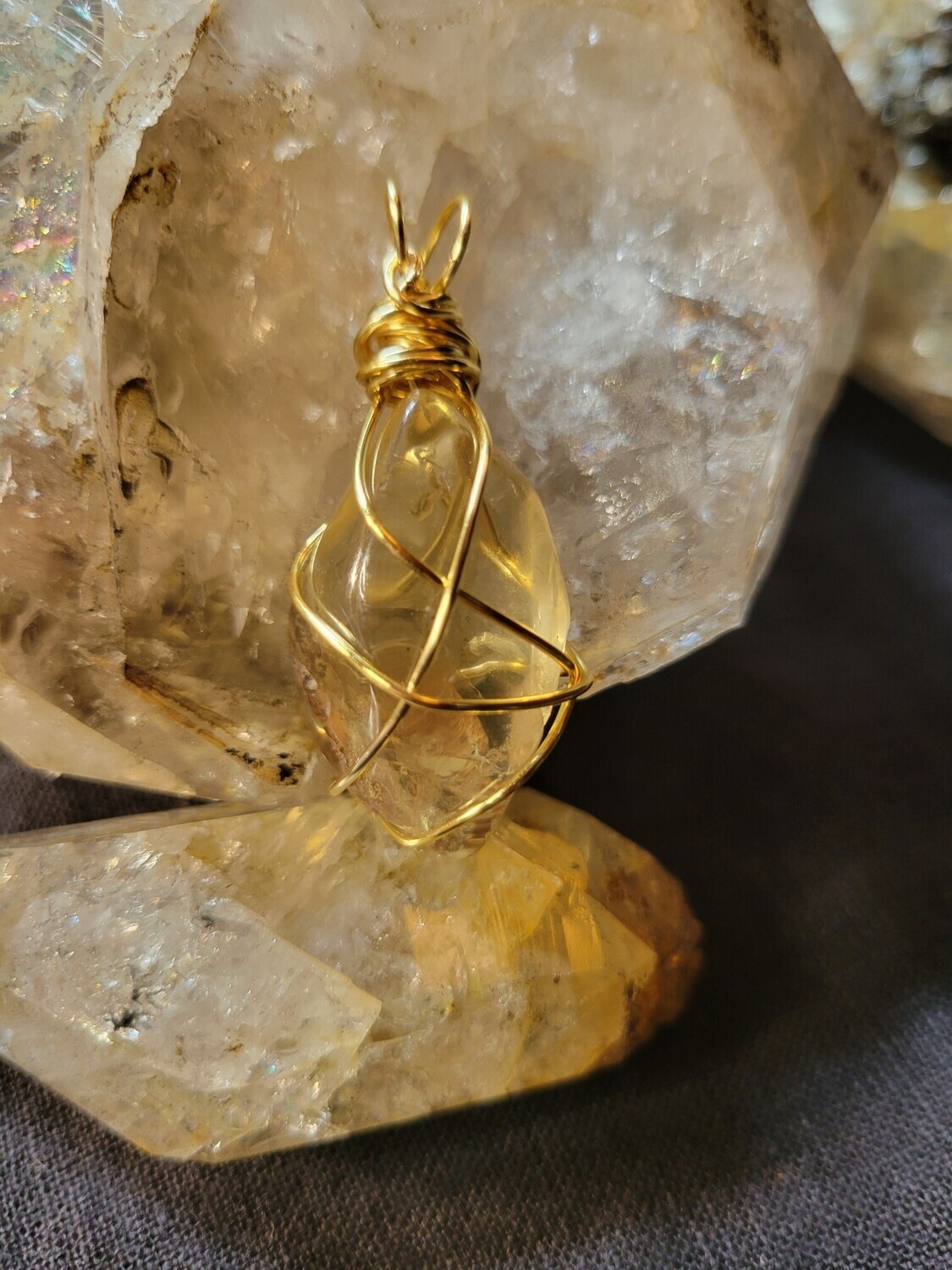 Pendant Golden Labradorite - Created by Judy