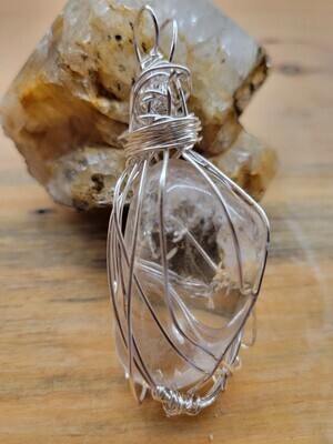 Pendant Large Clear Quartz  - Created by JudyWAS$95