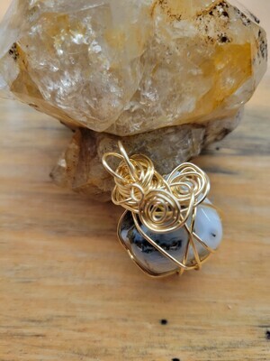 Pendant Botswana Agate - Created by Judy WAS$65