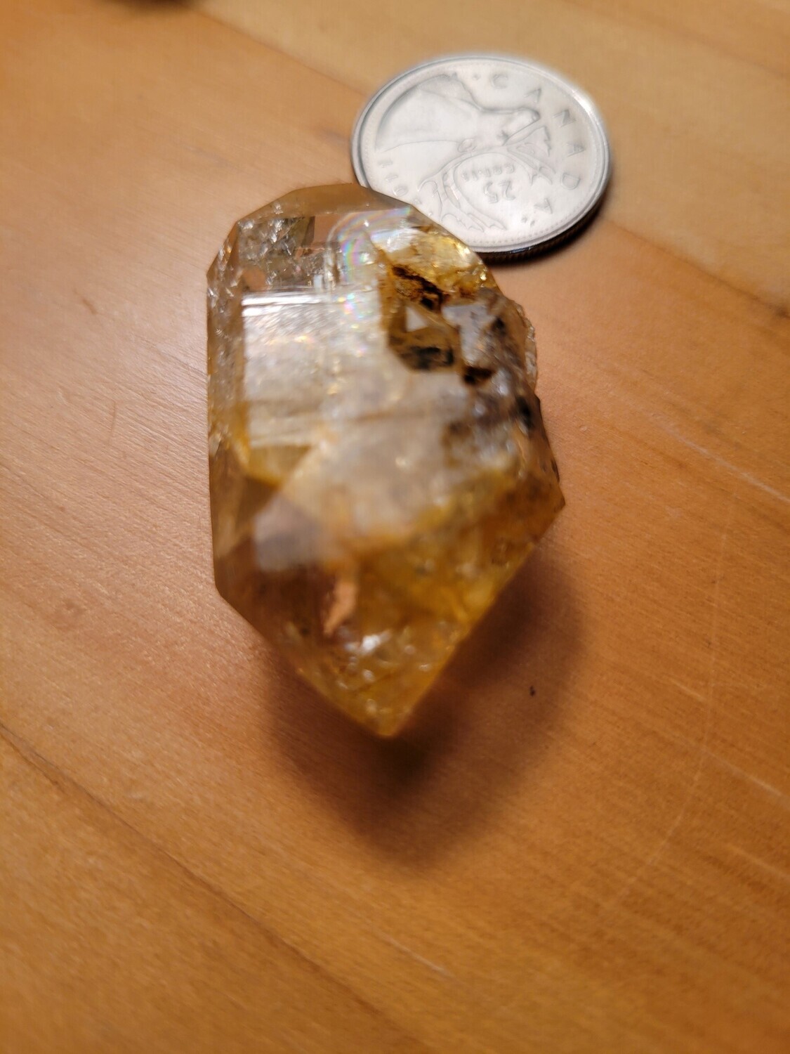 Crystal Herkimer Quartz Golden Healer 23gms