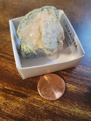 Crystal Rough Green Tourmaline #1 - Mozambique