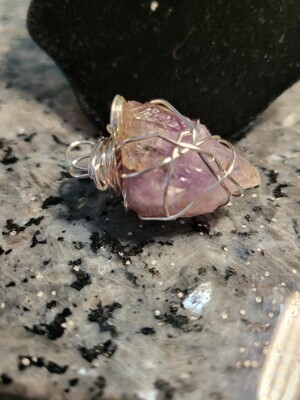 Pendant Amethyst Point - Created by Judy