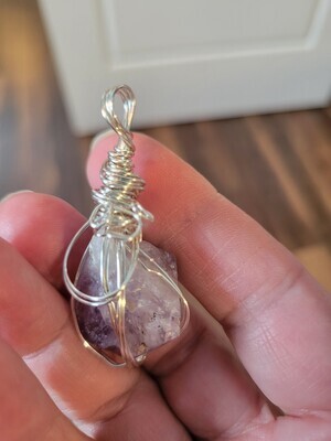 Pendant Amethyst Point(New Moon Energy) - Created by Judy-available for shipping from NY March 6th