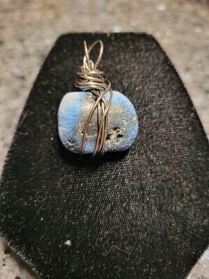 Pendant Blue Nakaurite - Created by Judy (Available for shipping from NY 3/6)