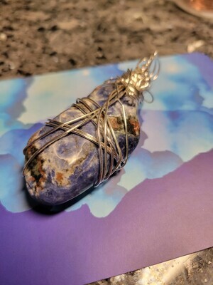 Pendant Sodalite Large- Created by Judy WAS $115