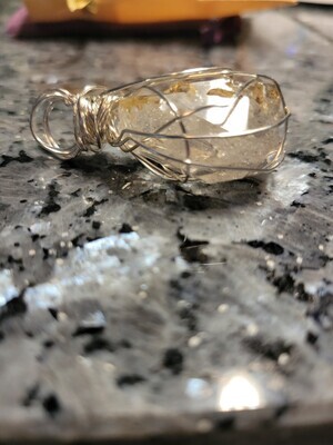 Pendant Herkimer Quartz/Golden Healer Point - Created by Judy