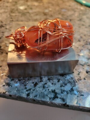Pendant Carnelian Large(Copper) - Smooth Created by JudyWAS$70.00