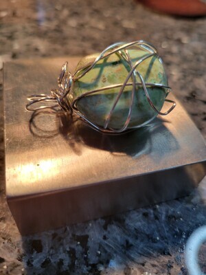 Pendant Turquoise Smooth  - Created by Judy