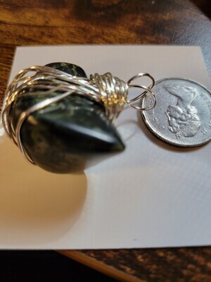Pendant Kambaba Jasper - Created by JudyWAS$58