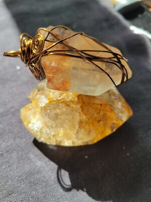 Pendant Rough Phantom Quartz - Created by Judy WAS$135
