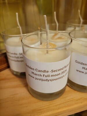 Golden Soy Votive Candle- Created By Judy