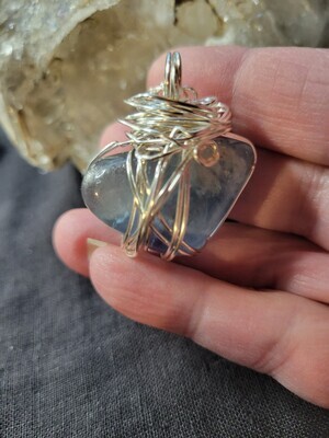 Pendant Fluorite (Blue/Green)- Created by Judy WAS$70