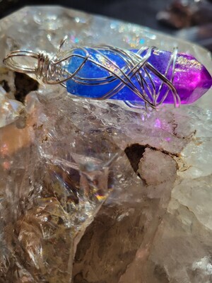 Pendant Metatron Mystic Quartz- Created by JudyWAS$50