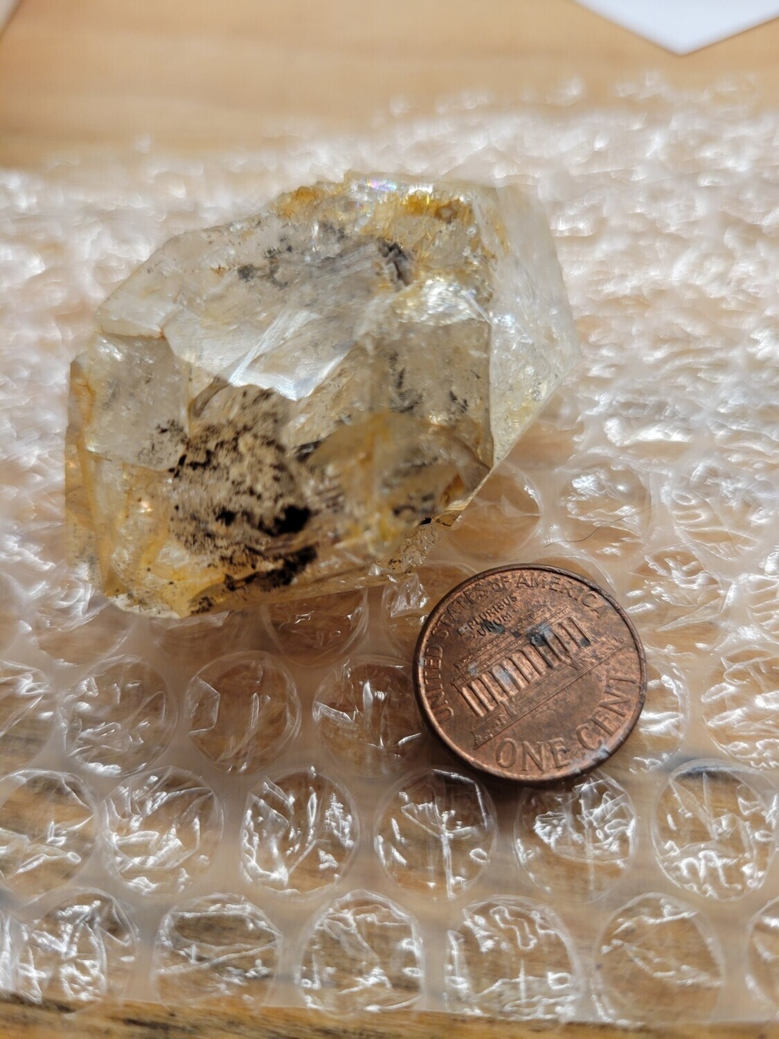 Crystal Herkimer Quartz/Golden  60gms