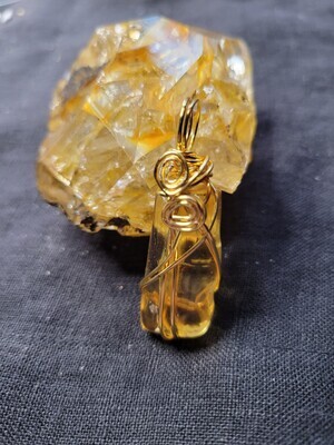 Pendant Baltic Amber - Created by Judy