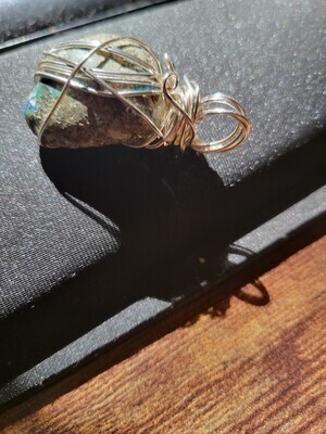 Pendant Azurite/Chryscolla  - Created by Judy WAS$75.00