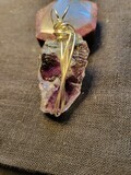 Pendant Rough Purple Fluorite - Created by Judy