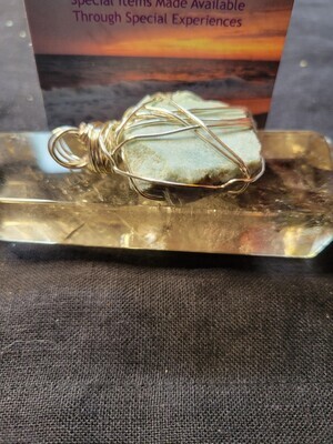 Pendant Rough Larimar  - Created by JudyWAS$145