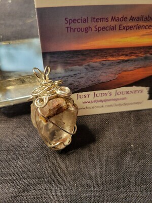 Pendant Rooster Tail Quartz - Created by Judy