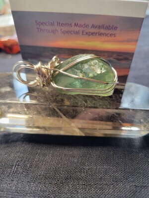 Pendant Green Fluorite - Created by Judy