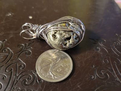 Pendant Pyrite- Created by Judy