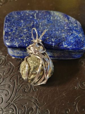 Pendant Pyrite- Created by Judy