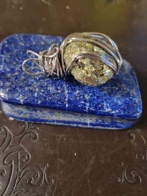 Pendant Pyrite- Created by Judy WAS$58