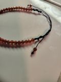 Bracelet Carnelian- Made in Athens Greece Size Medium