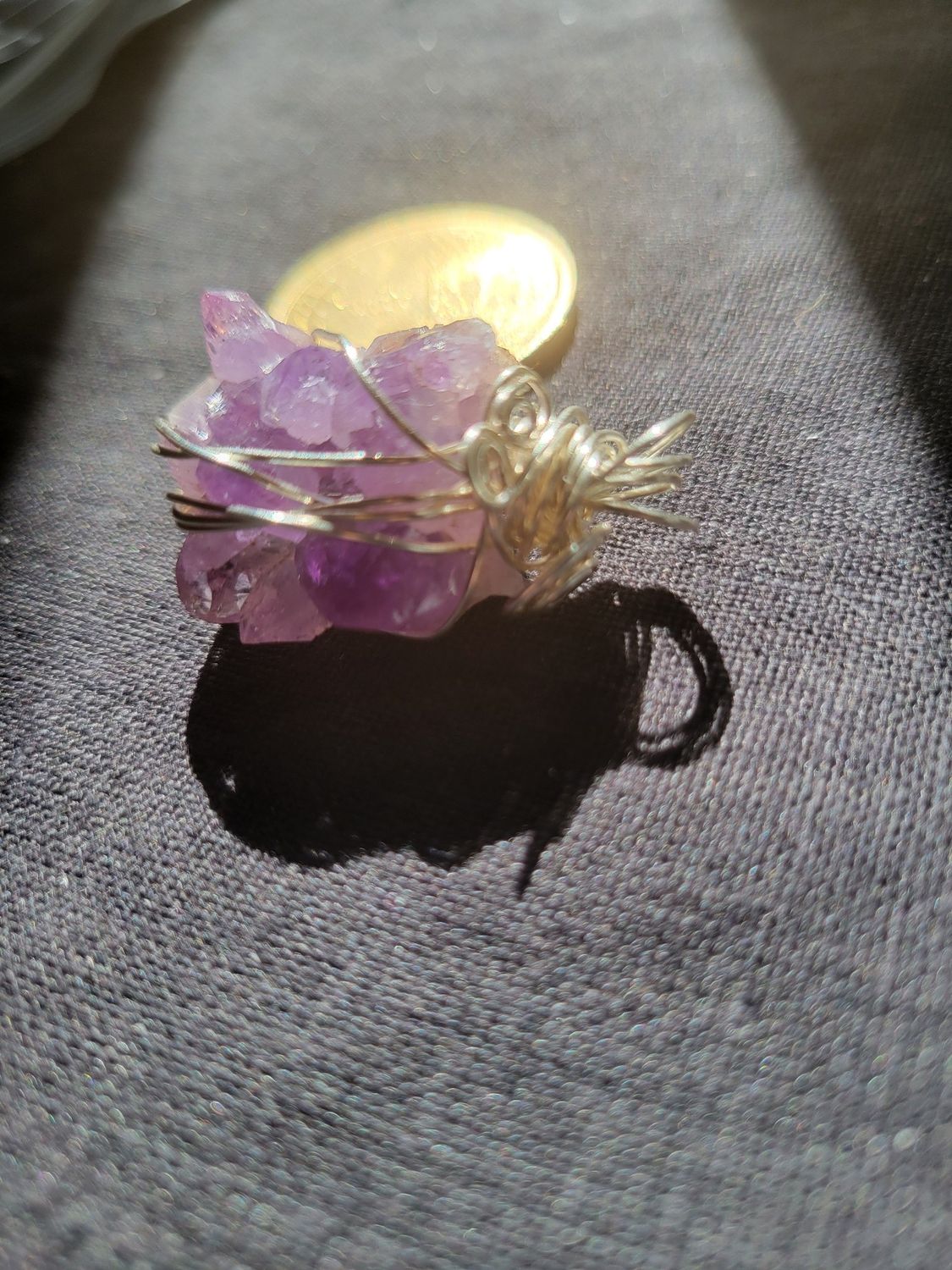 Pendant Amethyst Chunk- Created by Judy