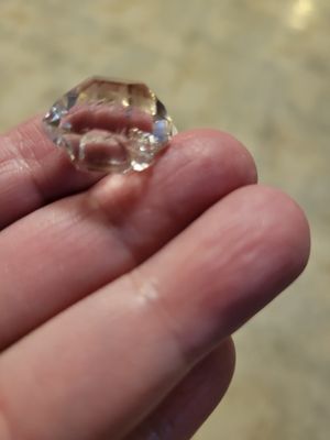 Crystal Herkimer -Clear with Inclusions