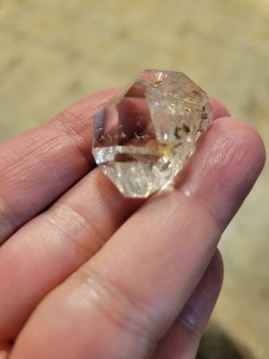 Crystal Herkimer Quartz/Golden  NY