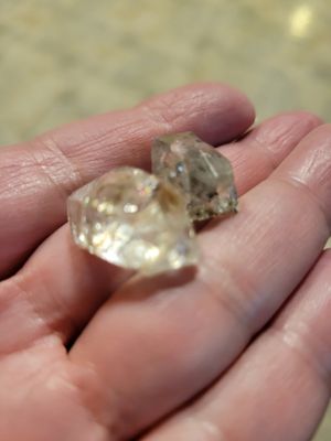 Crystal Herkimer Quartz SET( NY) Two Pieces