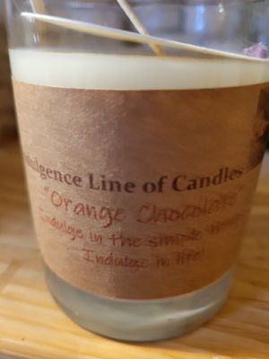 Judy&#39;s Soy Candle -Orange Chocolate