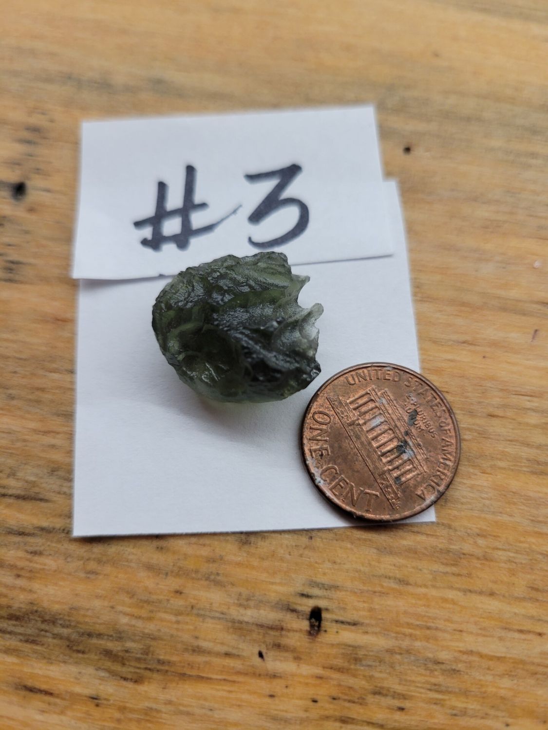 Crystal (Medium Size) Moldavite #3