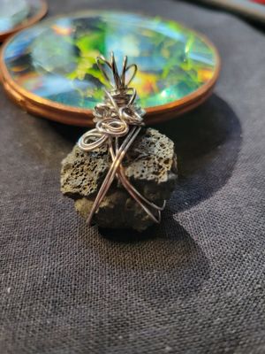 Pendant Icelandic Basalt  - Created by Judy